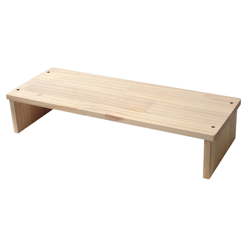 숲애 소나무 통원목 모니터 받침대 미디움 1단 110 11,400원