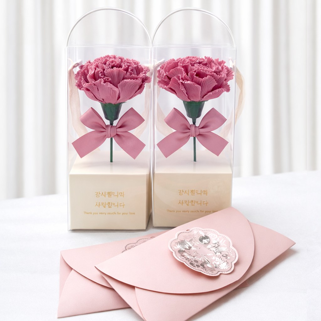 잇츠K 카네이션 꽃다발 용돈봉투 선물세트 어버이날 스승의날 감사선물 2개, 2개, 로즈핑크 16,000원