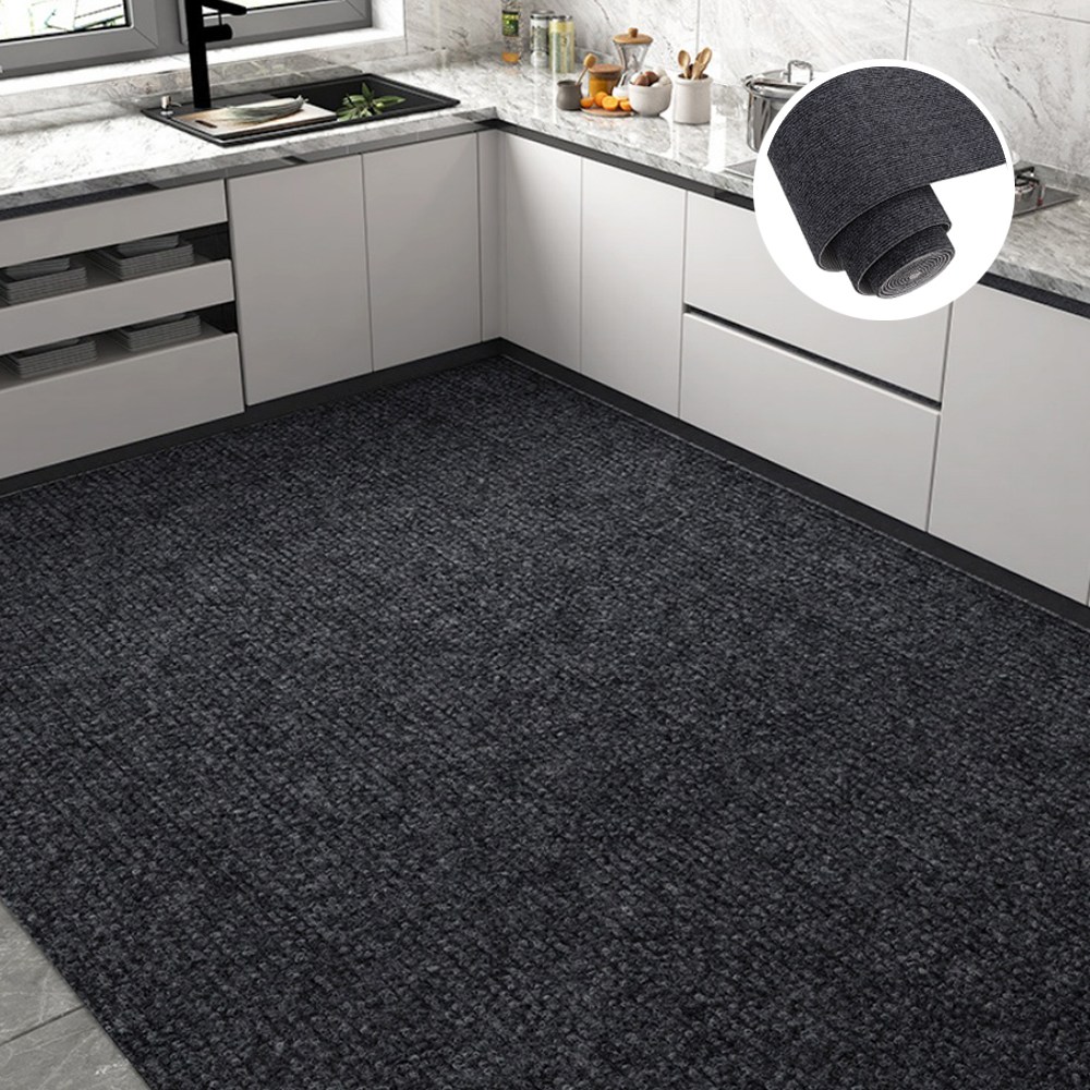 92개국판매 바로 붙이는 무자국 롤 카페트 워셔블 매트 다크 그레이 20,560원