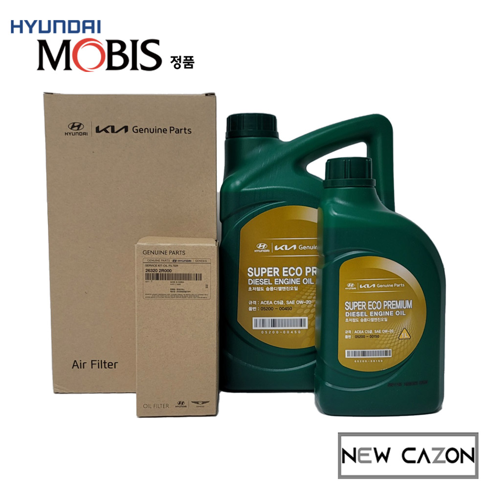 기아 쏘렌토MQ4 (디젤) 엔진오일세트 (6L) 현대모비스순정품 71,730원