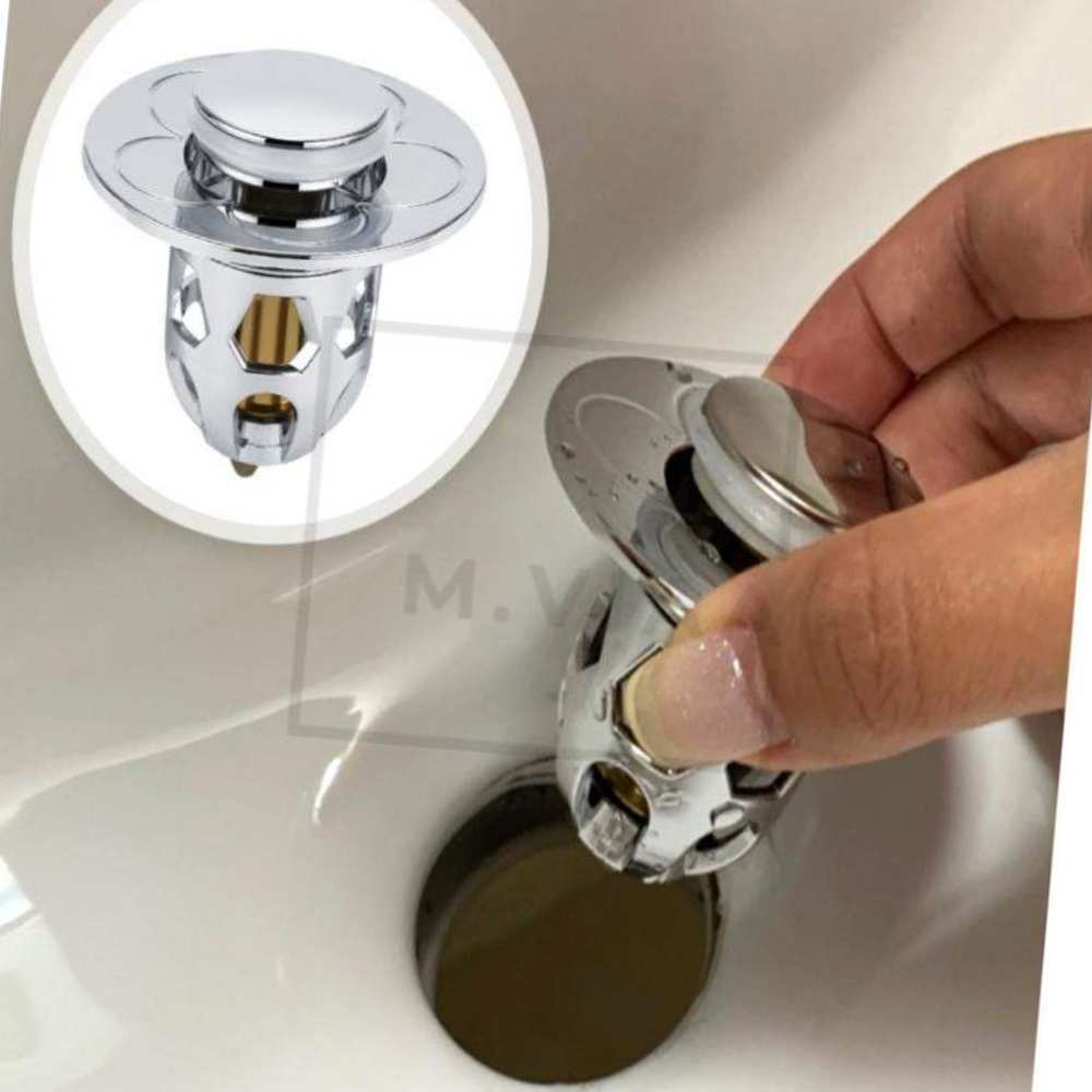 세면대 물마개 자동폽업 뚜껑 마개 똑딱이 팝업 교체, 1개 4,900원