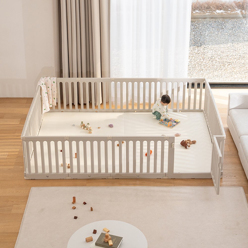 리포소홈 코지 베이비룸 매트세트 아기 가드 울타리 안전펜스 200 x 240 (12P), 1개 448,000원