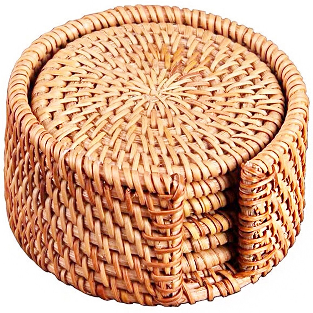 라탄 티코스터 인테리어 소품 컵받침 홈까페 11,800원