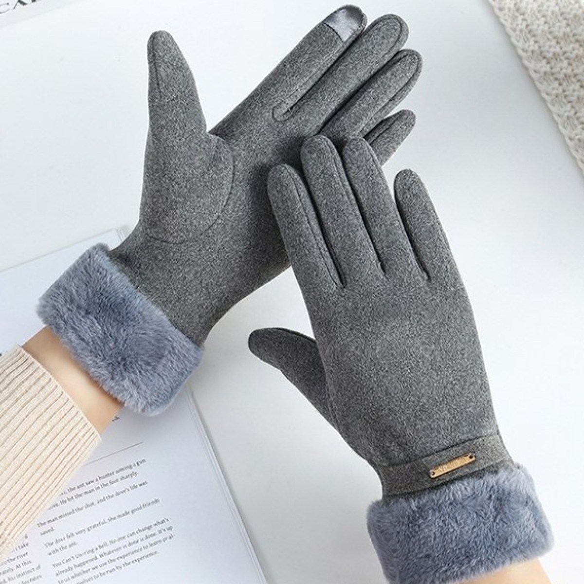 뷰티 여성 겨울 스마트 터치 방한 장갑 8,800원