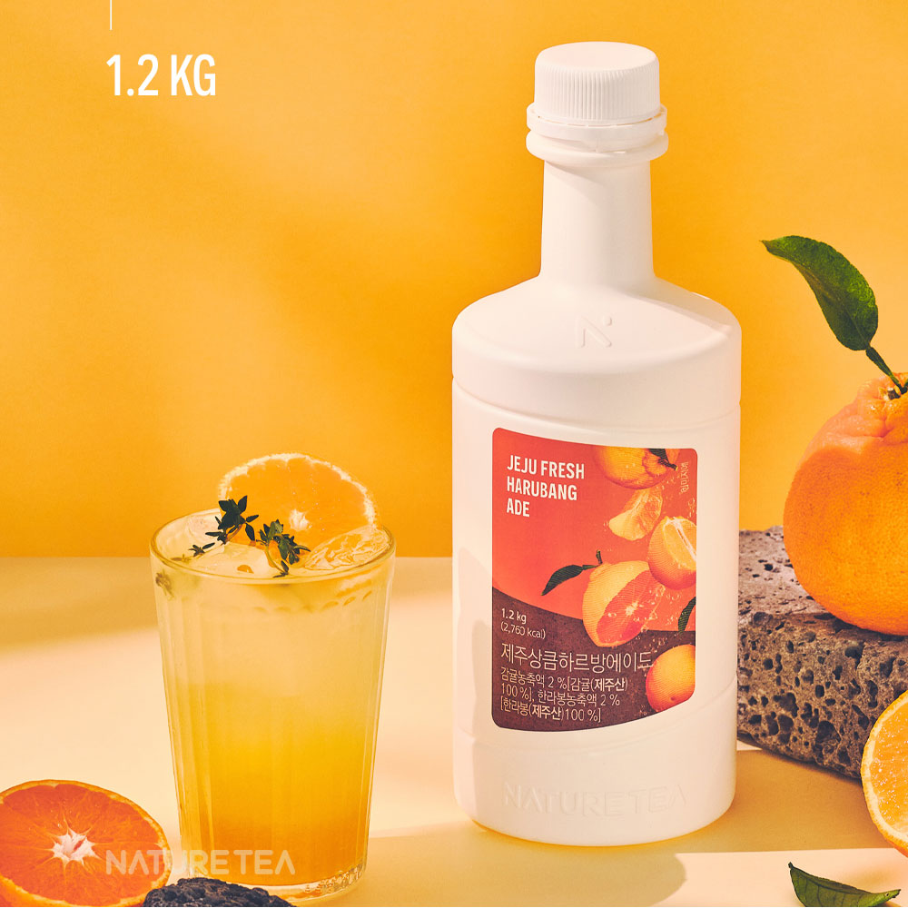 네이쳐티 감귤 한라봉 제주상크 하르방에이드 카페음료베이스 1.2kg, 1개, 1.2kg 15,000원