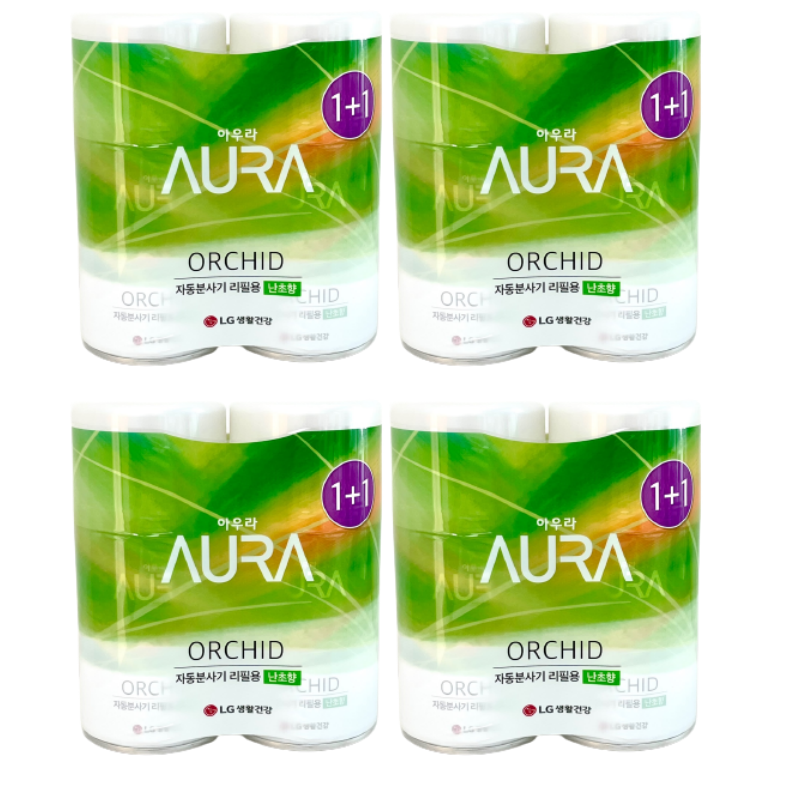 아우라 자동분사 리필 캔 난초향 280ml X 2입, 280ml, 4세트 48,900원