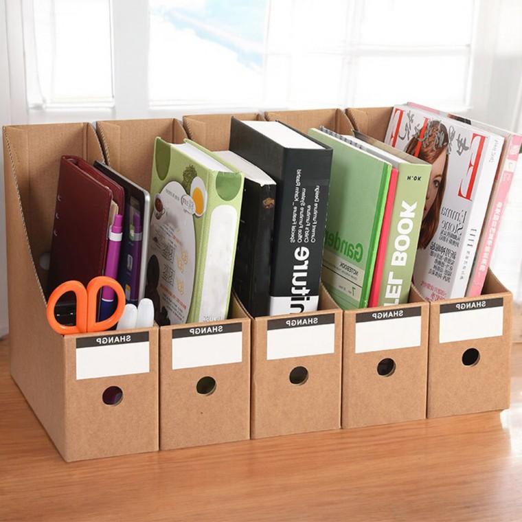종이 크라프트 파일함 서류 정리함 파일 꽂이 5개 사무실꿀템 문제집 삼각 차트 스탠드 홀더 거치대 받침대 9,780원