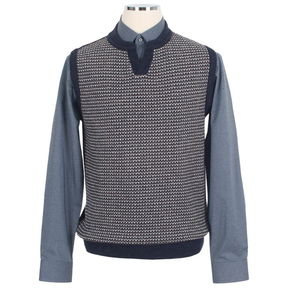 TG패션 울 혼방 네이비 인기 니트 베스트 T204KTKV643 39,000원
