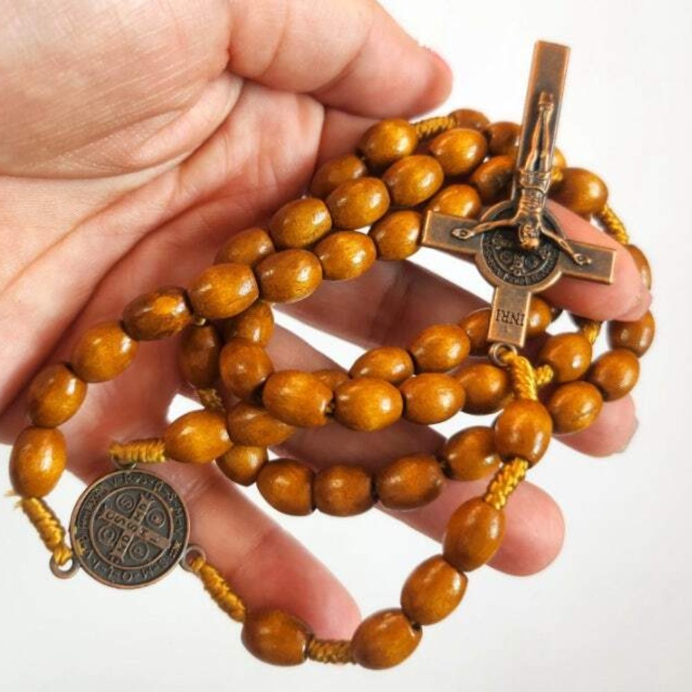 별별 천주교 묵주 우드 묵주팔찌 1단 기도 4,400원