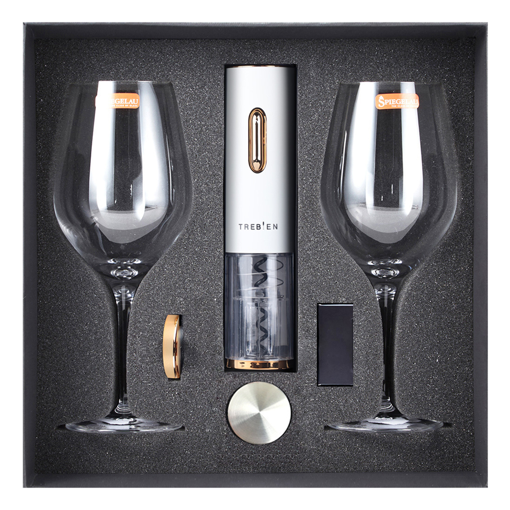 슈피겔라우 와인잔 620ml 2p + 트레비앙 충전식 오프너 선물세트 75,450원
