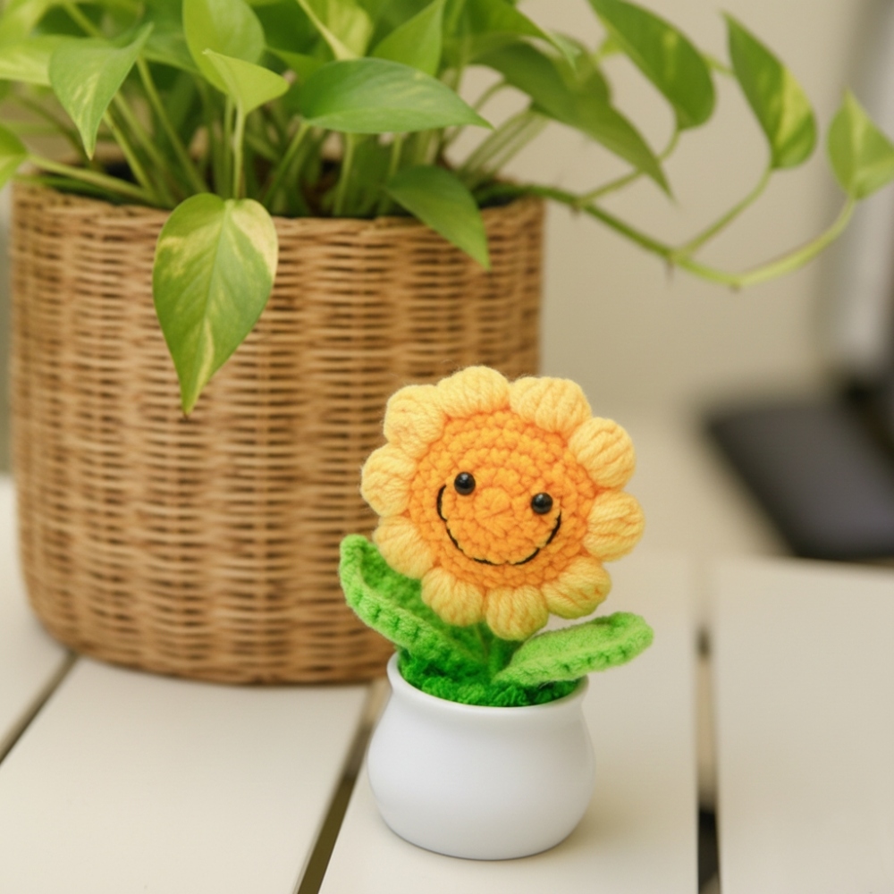 모던데이 스마일 해바라기 화분 인형, 1개, smile 8,100원