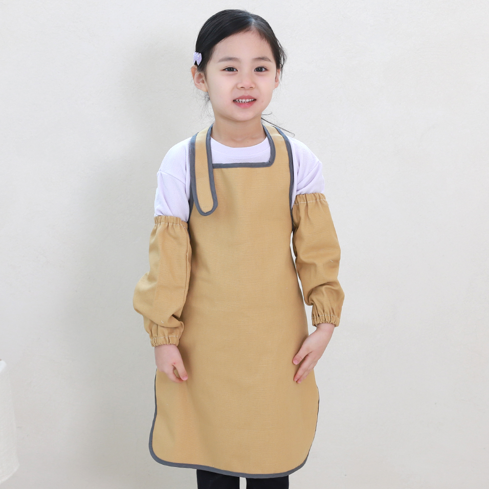 베베슈에뜨 아동용 캔버스 라운드 앞치마 + 팔토시 세트 15,360원