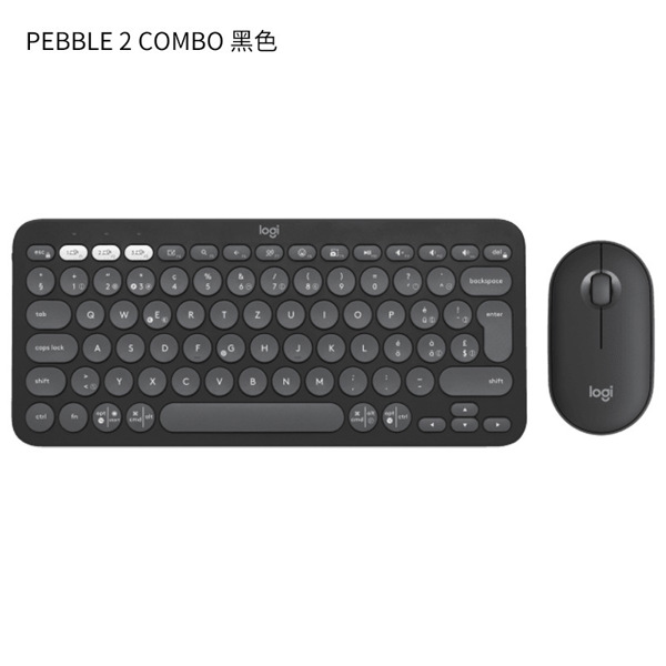Logitech PEBBLE 2 콤보 무선 키보드 마우스 콤보 세트 홈 오피스 Windows 패드 Android IOS 용 조용한 마우스 키보드 52,450원