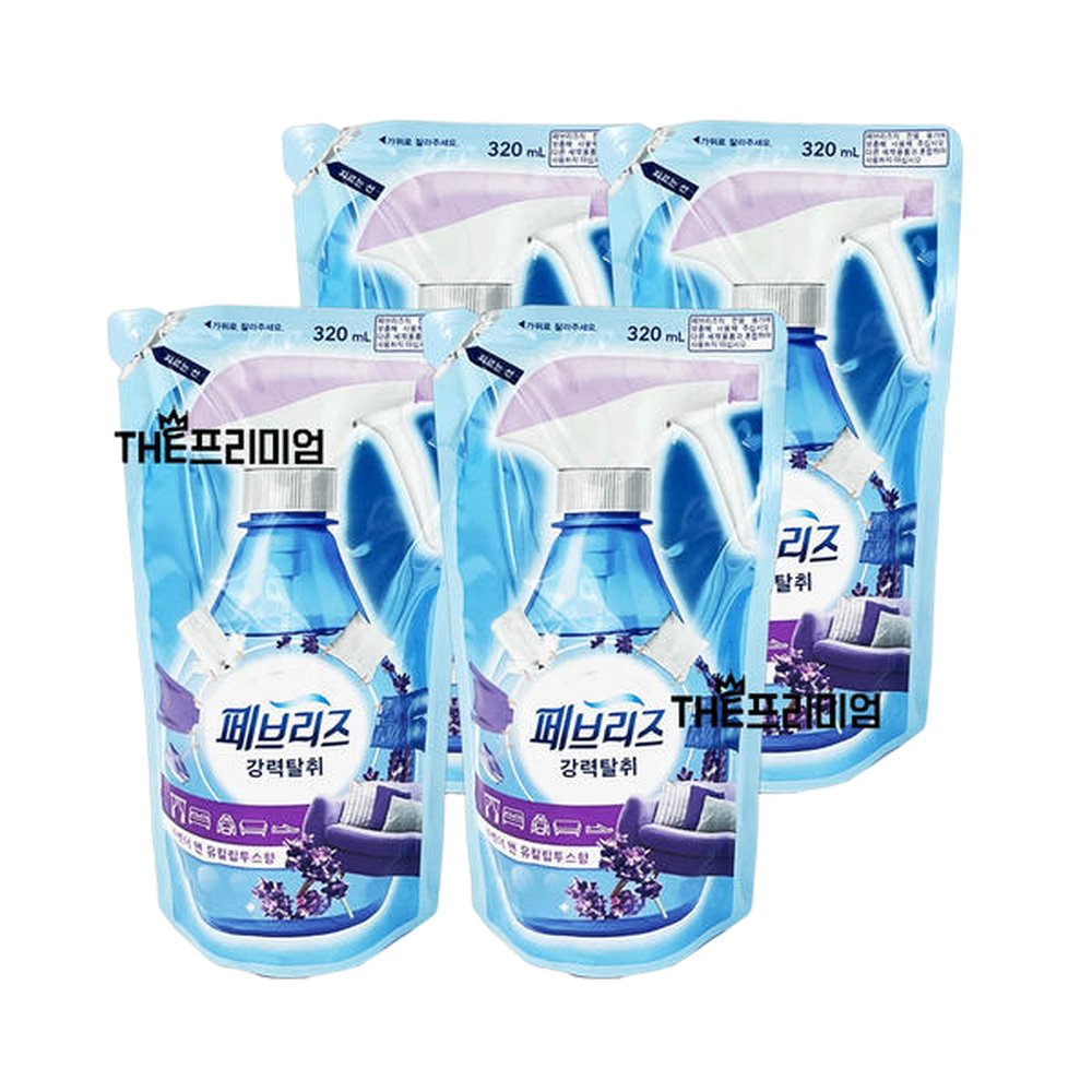 페브리즈 섬유탈취제 상쾌한향 보충형 리필 320mlx4개 최신리뉴얼 34,310원