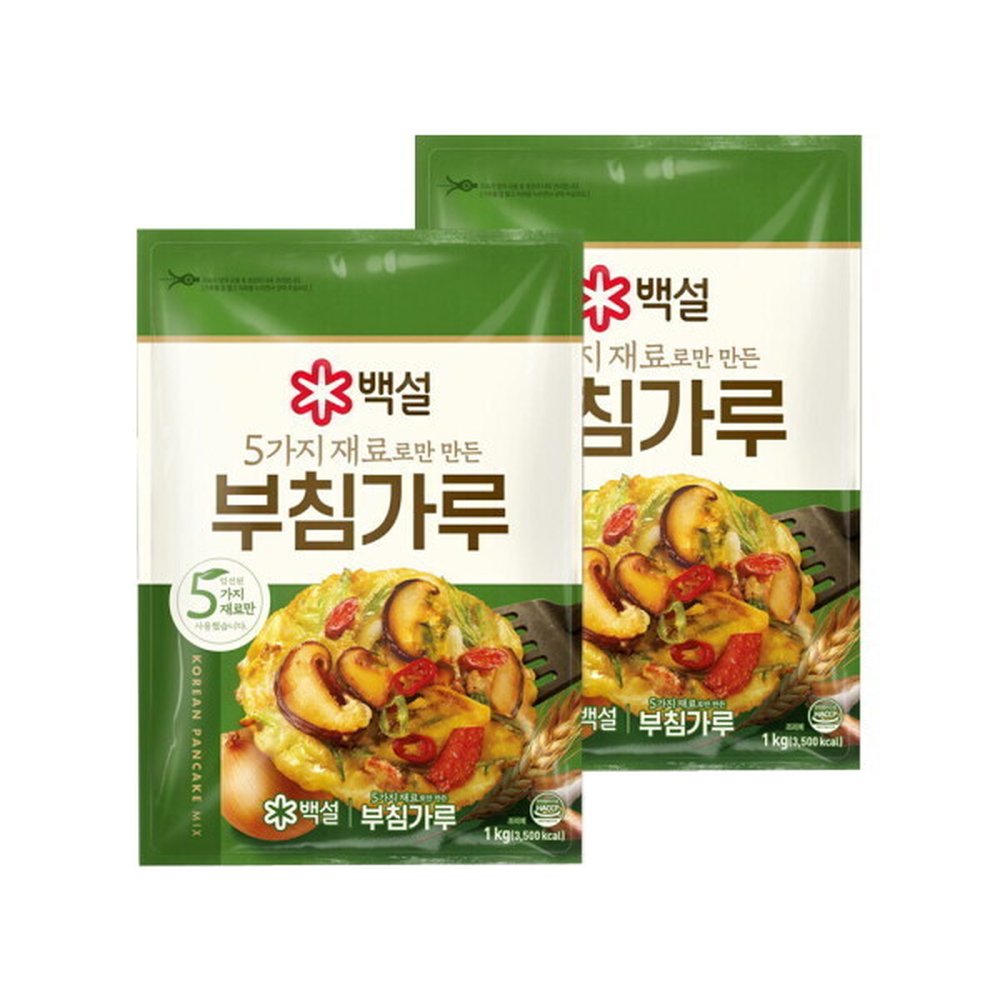 백설 5가지 재료로만 만든 부침가루 1kg x2개 16,930원
