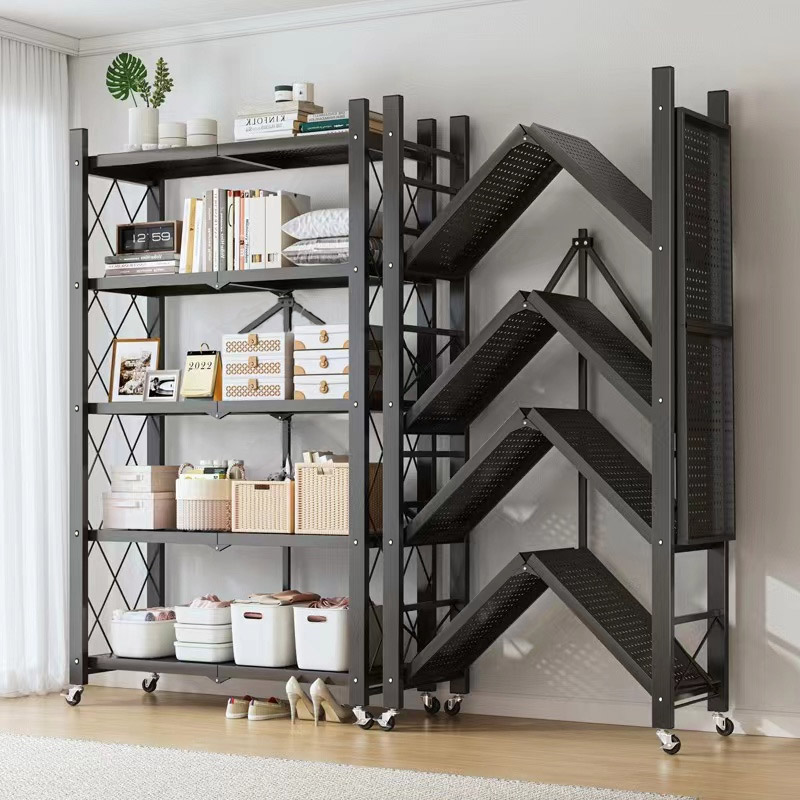 Tiger Pavilion 3단4단5단원터치 접이식 이동가능 철제 스탠드 선반 24,990원