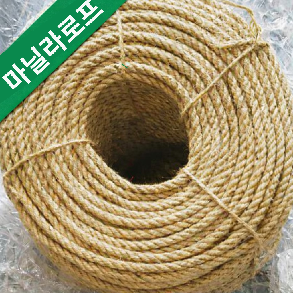 한성다이노 조경용로프 인테리어용 마닐라로프 (30mm 100M) 밧줄 동아줄 삼줄 줄다리기용 두꺼운밧줄, 30mm 245,000원