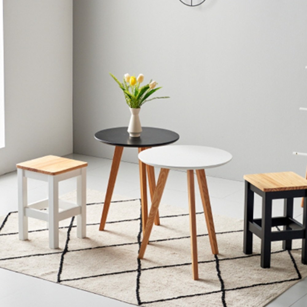 감성 홈카페 인테리어 원목 미니 라운드 티테이블 감각 차 원형 견고한 163,980원