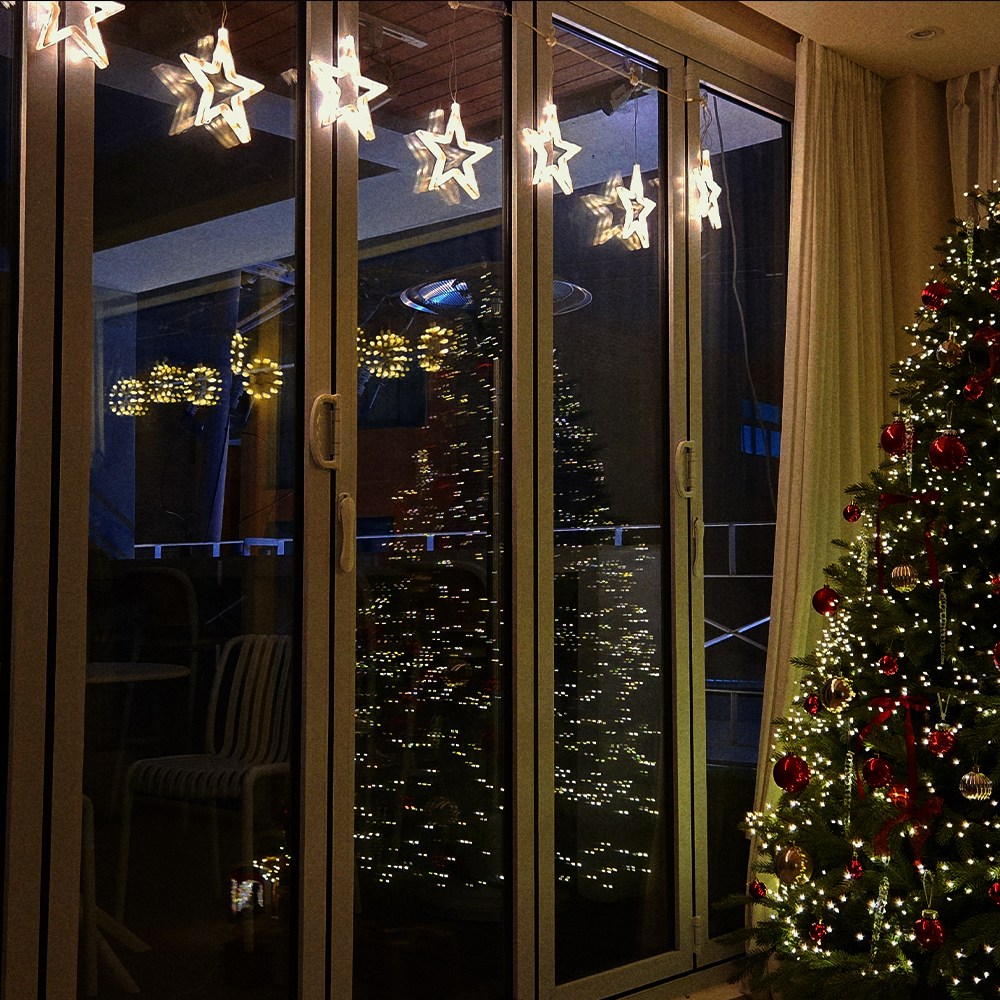 트리킹 LED 화이트별 전구 크리스마스 카페 홈 인테리어 163,200원