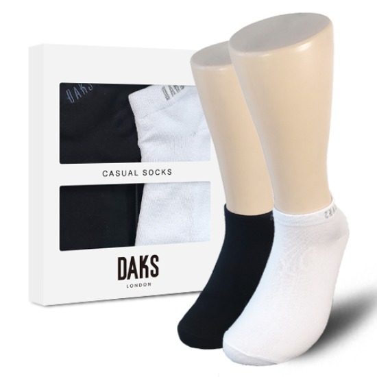 닥스(시즌잡화) [닥스양말] 숙녀2족세트 무지 스니커즈 23430 7,800원