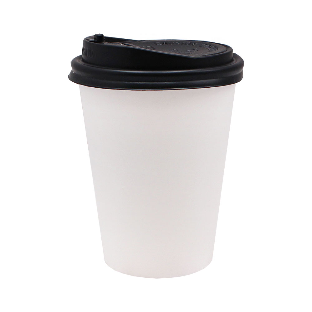 12온스 종이컵+검정개폐뚜껑 100개 테이크아웃컵세트 9,000원