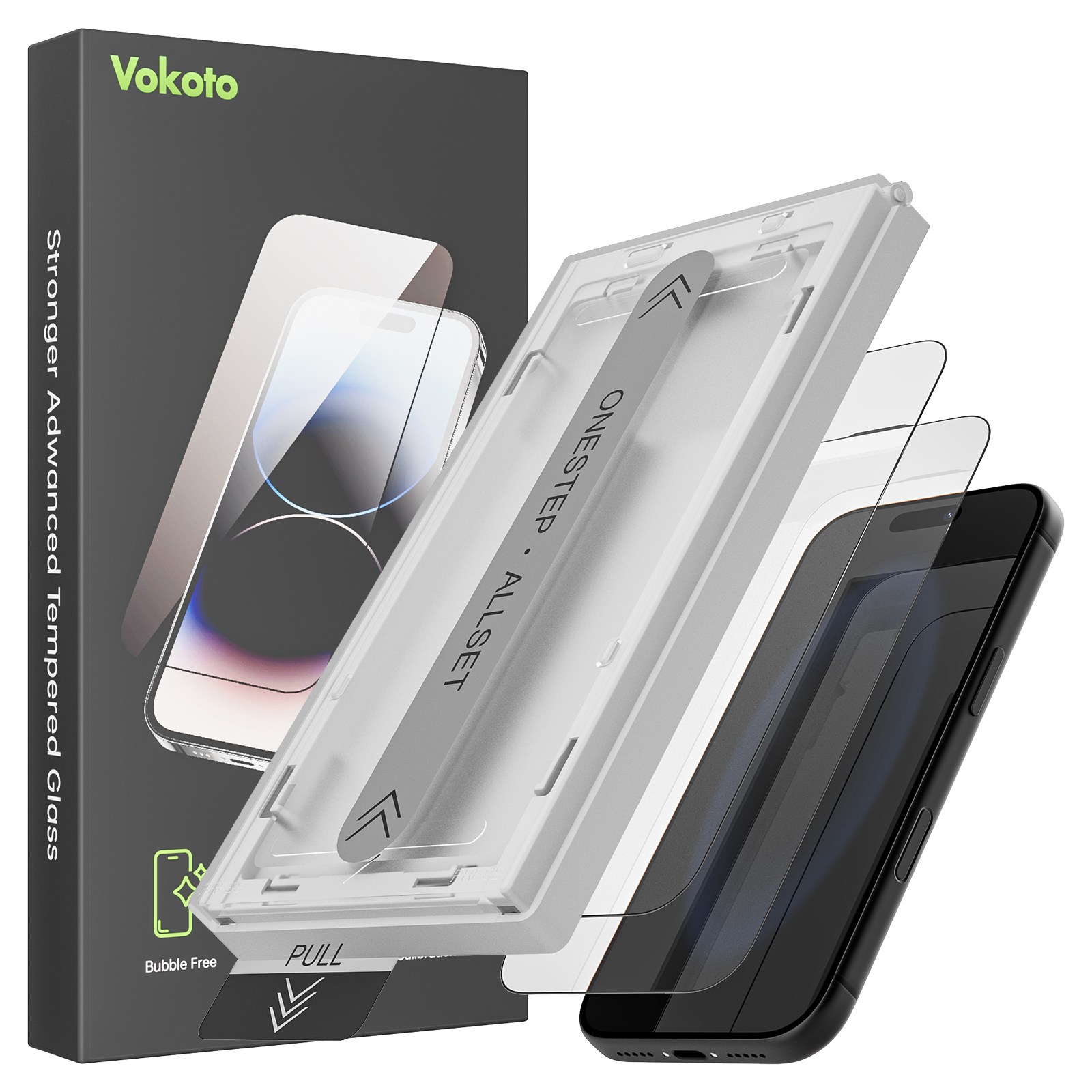 보코토 9H 고화질 액정 강화유리 자동 흡착 풀커버 지문방지 + 이지툴 2p 16,400원