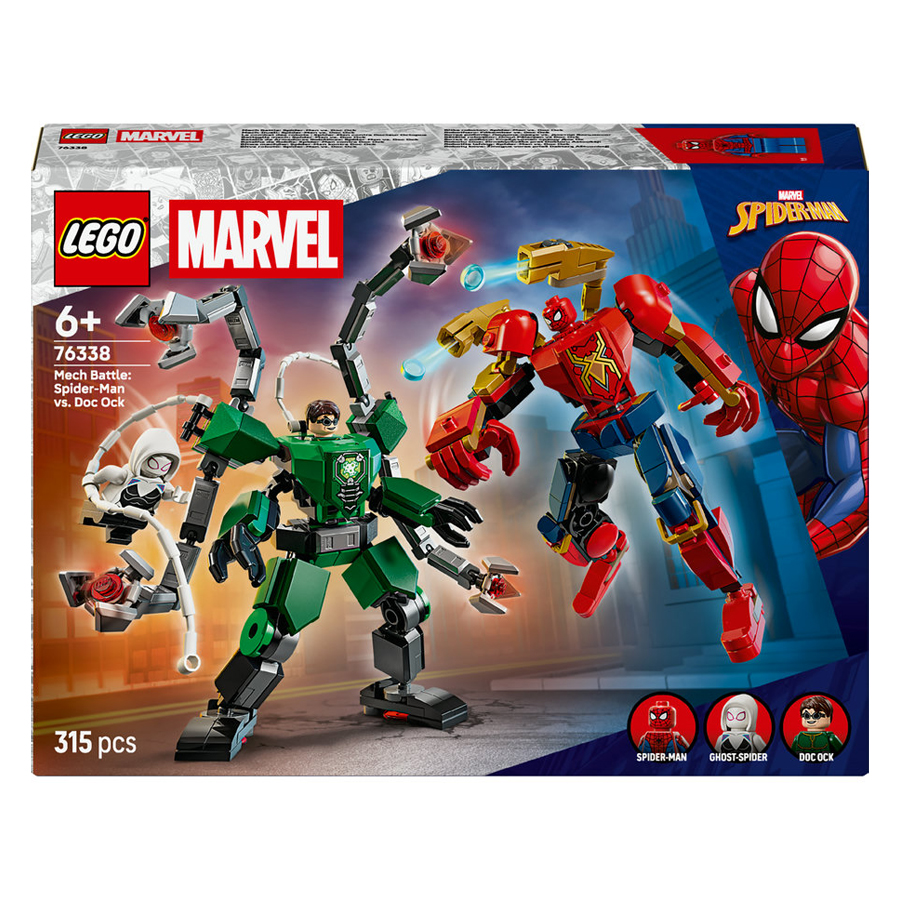 레고 슈퍼히어로 Marvel 로봇 전투 스파이더맨 대 닥터 옥토퍼스 76338 40,510원