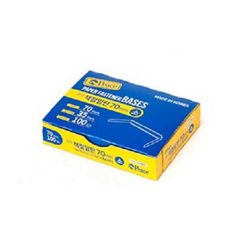 상세정보참조 피스코리아 책철 70mm 밑판만 소(100개입) 5,800원