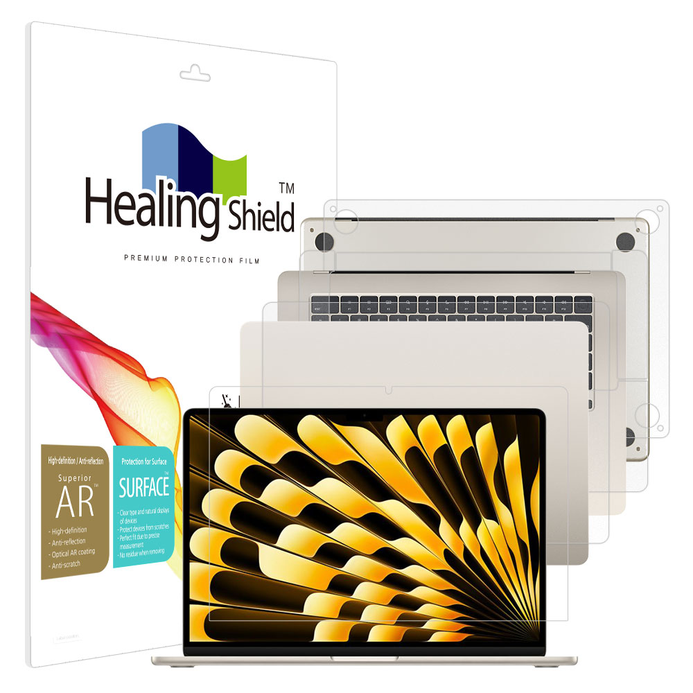 힐링쉴드 맥북에어15 M4 AR 고화질 액정보호필름1매 외부3종 74,800원