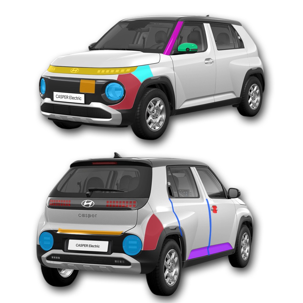 스킨엑스 캐스퍼 일렉트릭 외장필수패키지C PPF 차량보호필름, 1개 248,000원