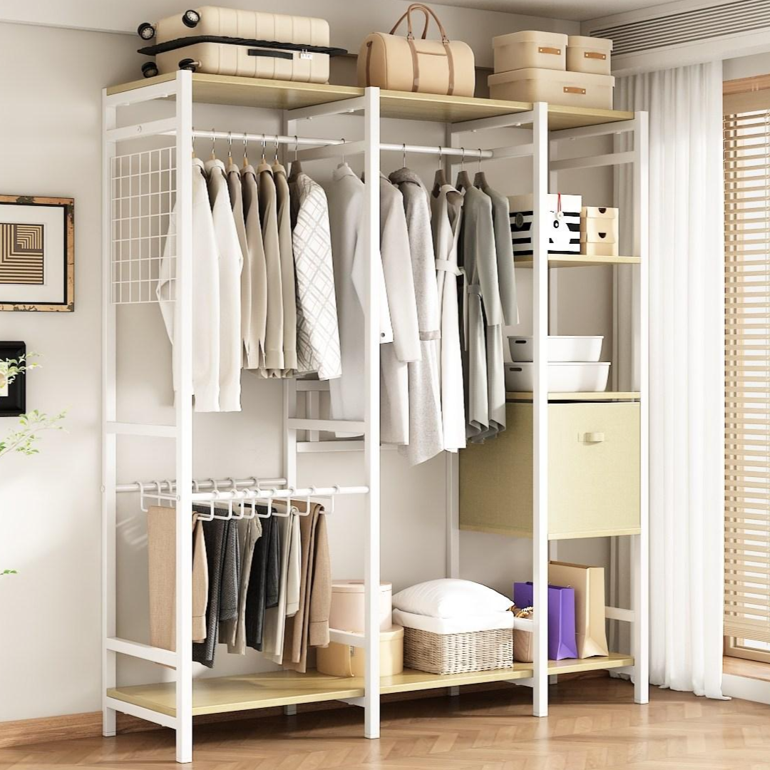 Takata  모던 드레스룸 시스템 행거 옷장 철제 스탠드 옷걸이 수납장 74,800원