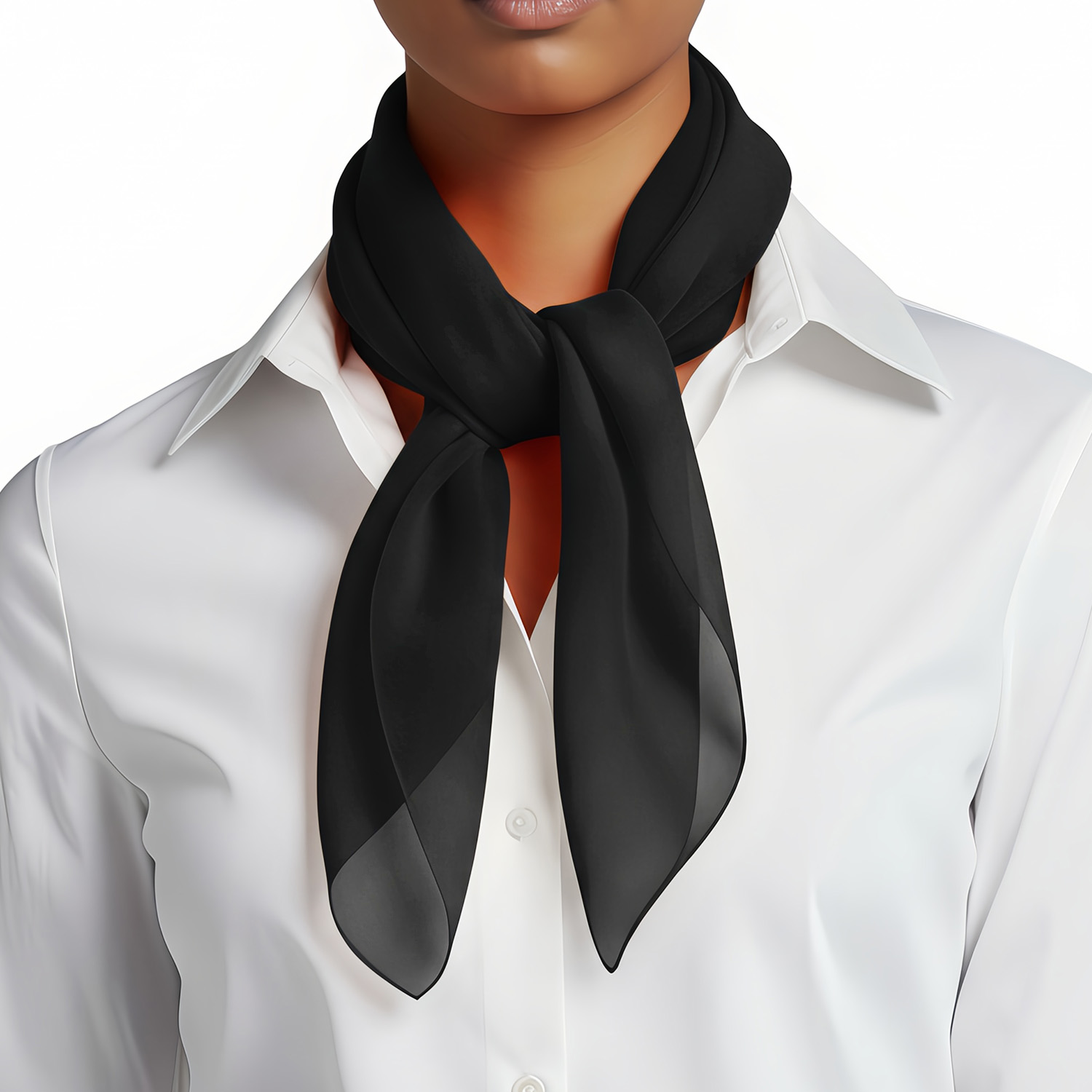 베이직센스 여성 쉬폰 무지 정사각 쁘띠 스카프 데일리 간절기 목 머플러 8,900원