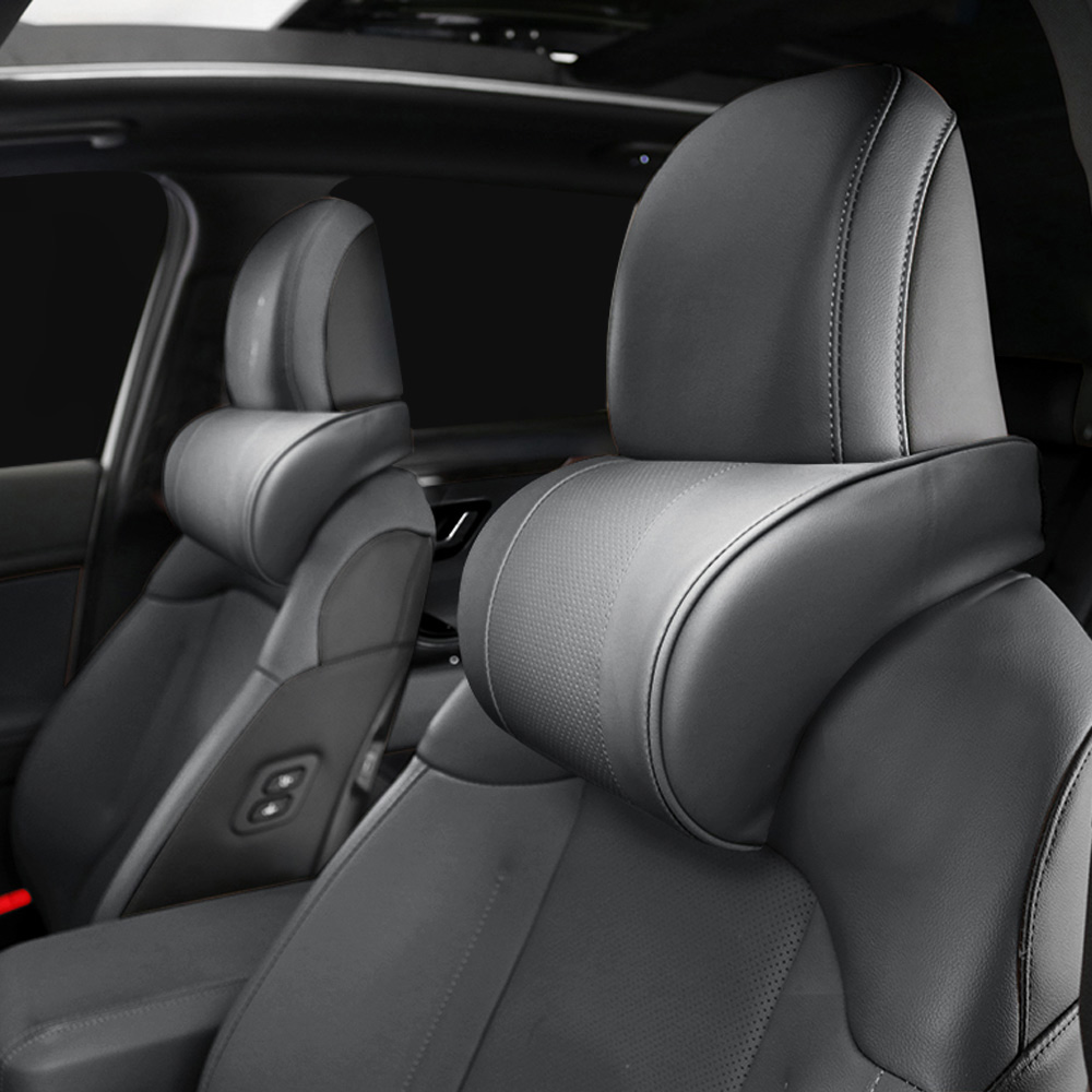 미니쿠퍼 목쿠션 메모리폼 목베개 목받침 차량용, 1개, 프리미엄블랙 17,900원