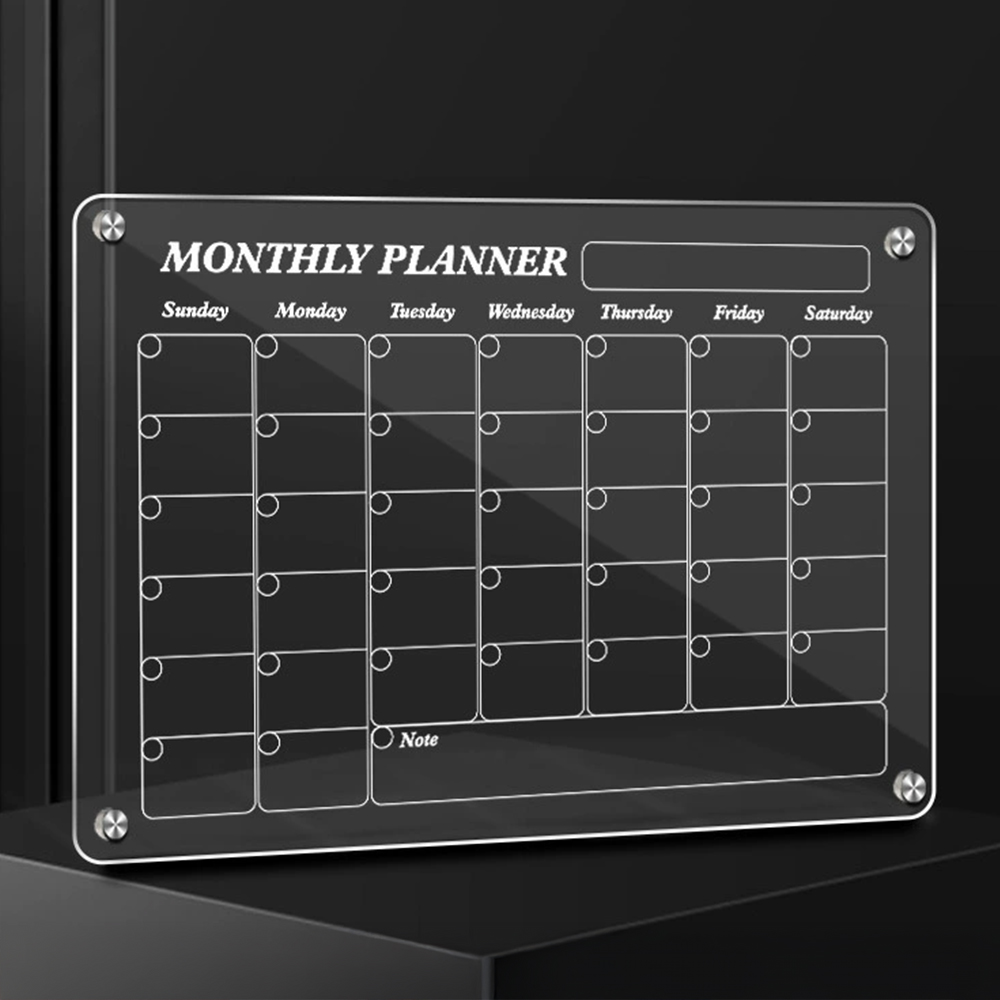 마메 붙이는 투명 자석보드 냉장고 메모보드 월간, 아크릴 9,000원
