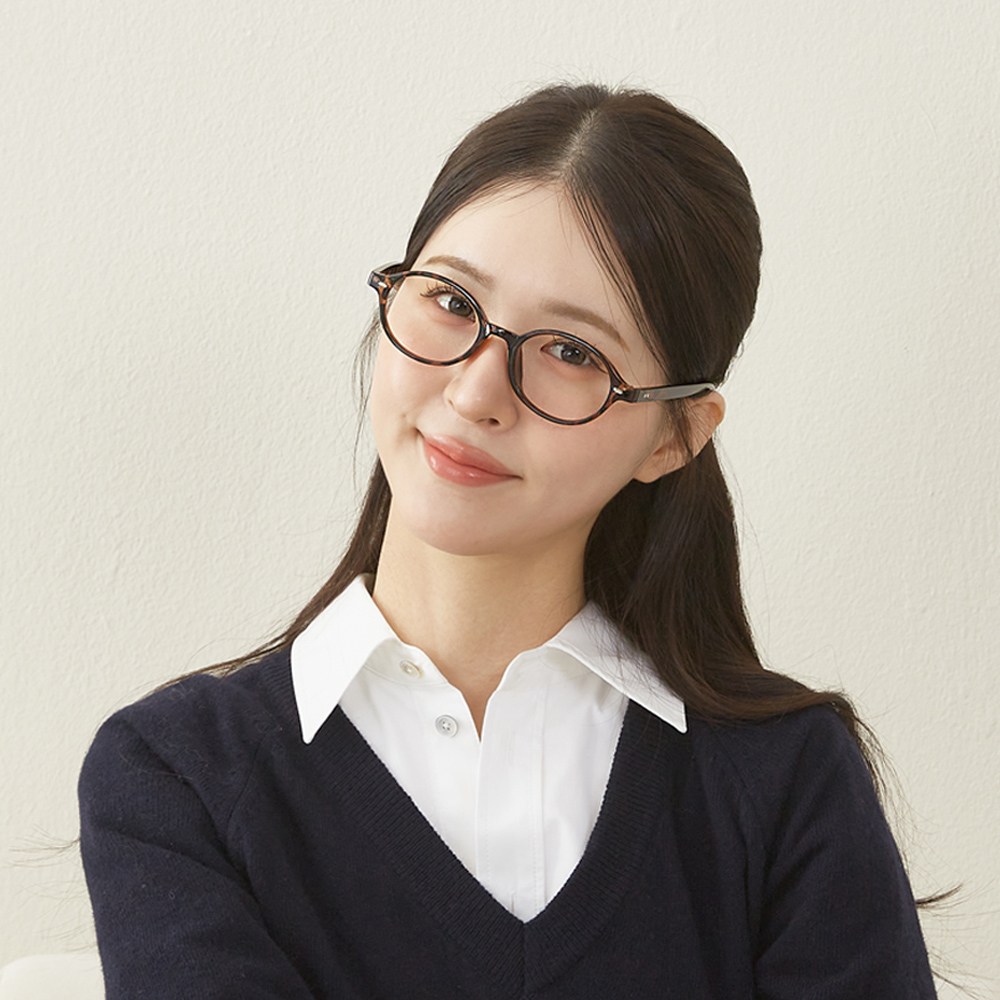 플로우민 블루라이트 차단 남녀공용 뿔테 안경 13,000원