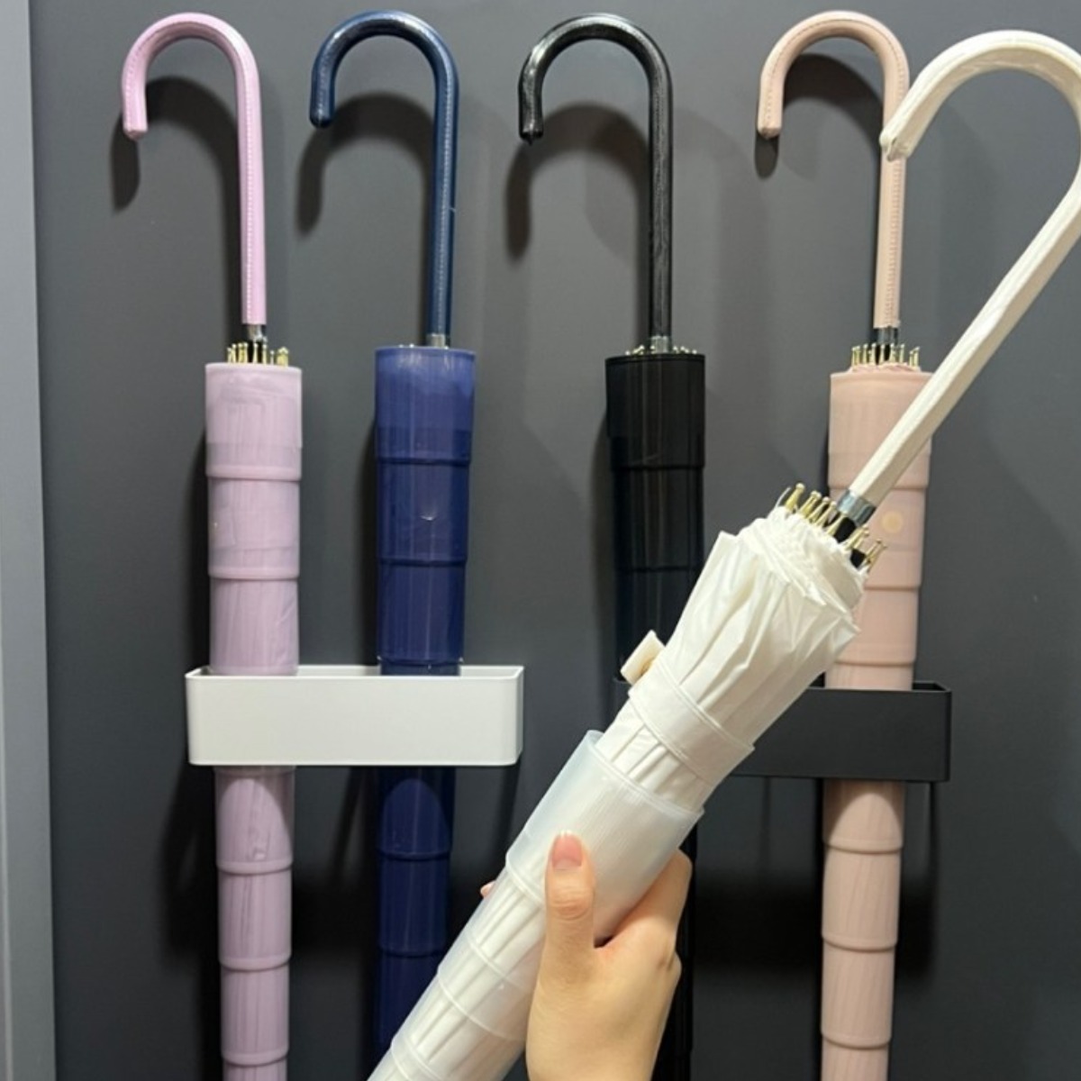 누바르 빗물잠금 캡커버 빅사이즈 우산 105cm, 현재가 14,900원