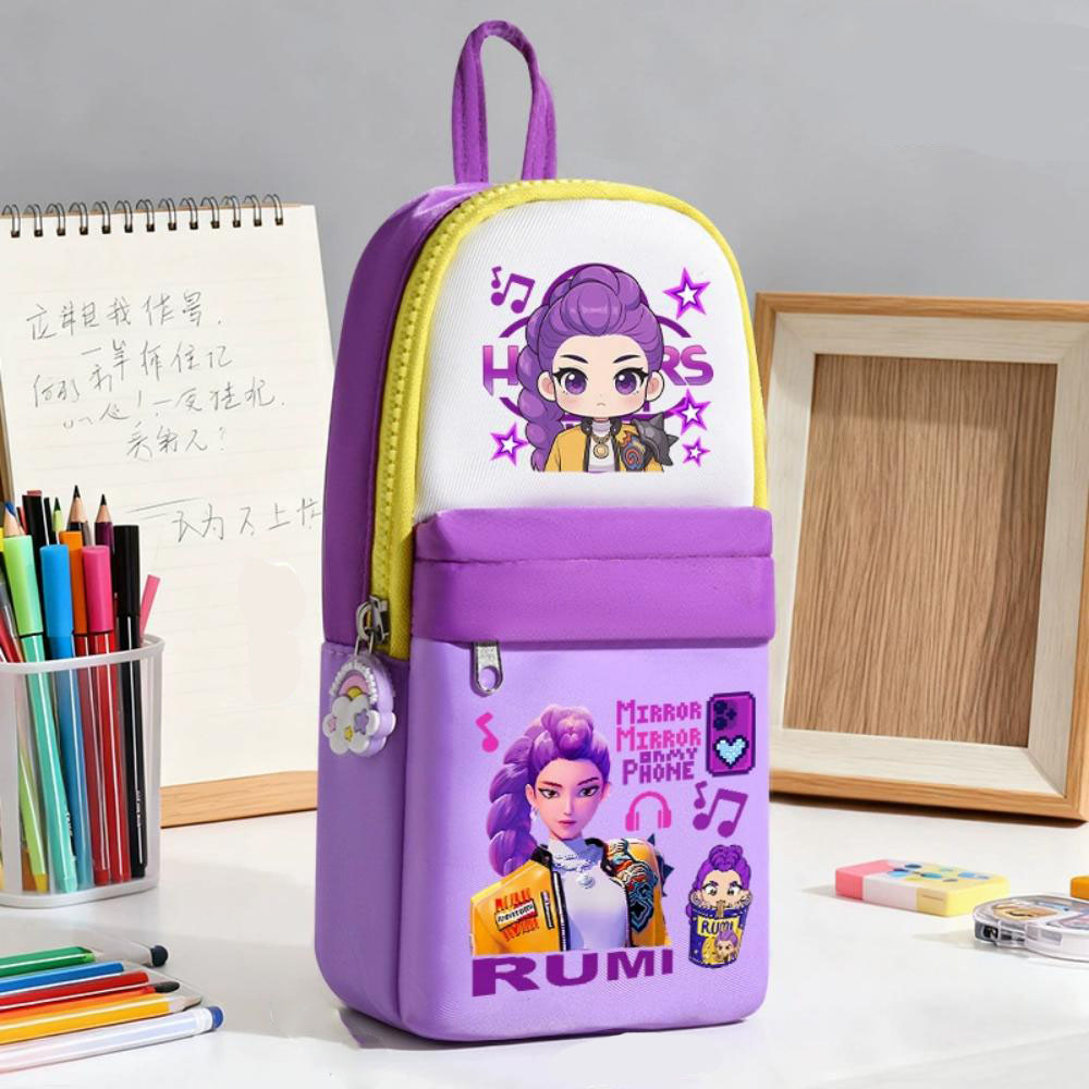 케이팝 데몬 헌터스 대용량 다층 필통 귀여운 캐릭터 그래픽 학생용 필통 연필꽂이 겸 문구함994049-458523 16,900원