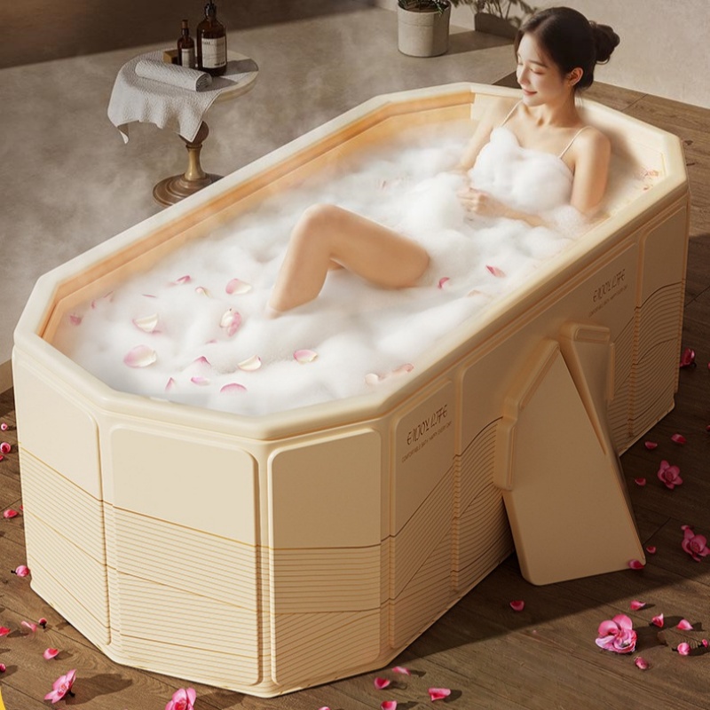 ClosArt 대형 타원형 반신욕조 이동식욕조 접이식 간이욕조 59,900원