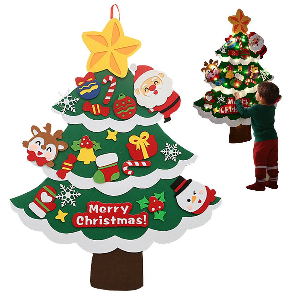 Hyades 크리스마스 장식 DIY 펠트 LED 벽트리 풀세트 13,900원