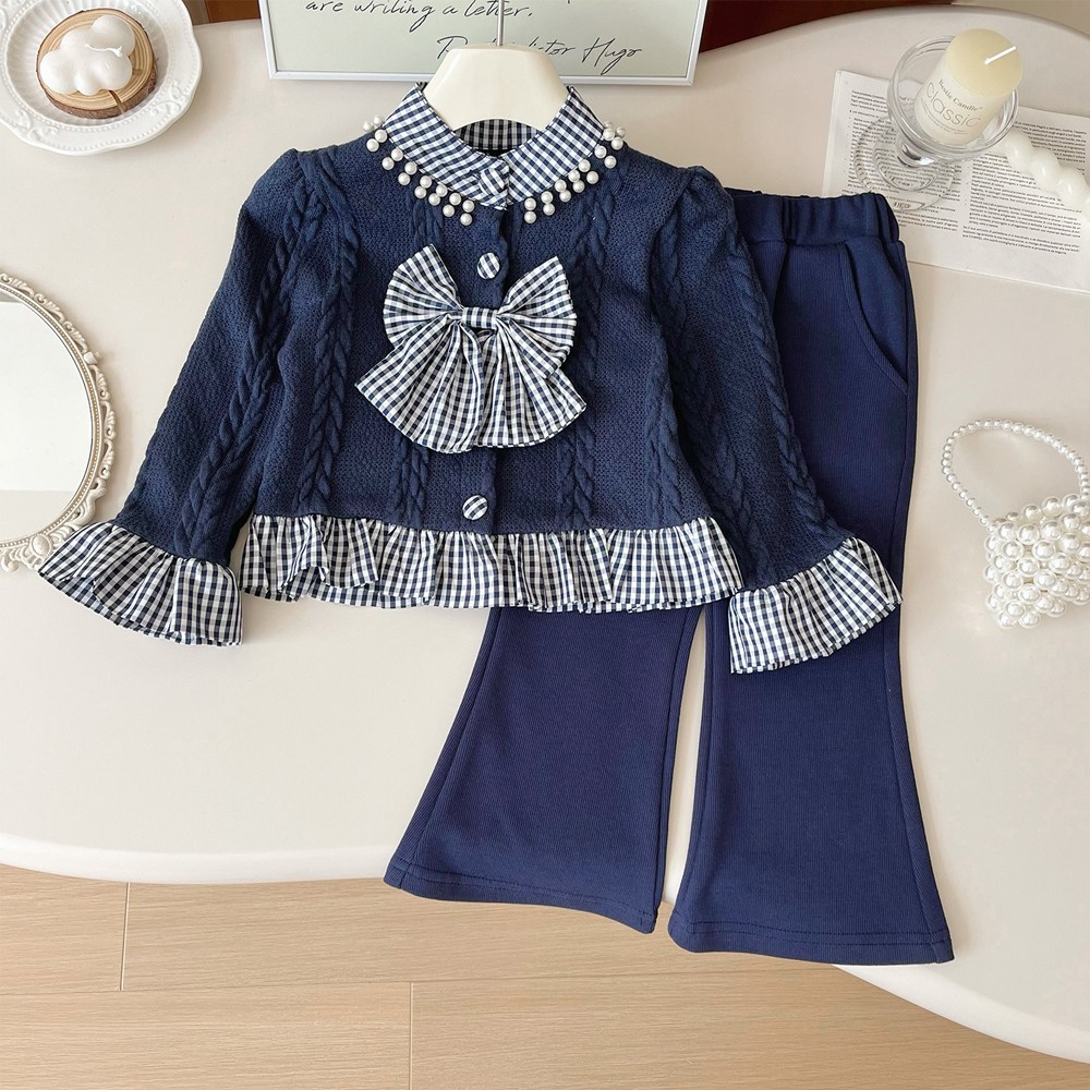 투에그 여아용 니트가디건 부츠컷바지 상하세트 28,500원