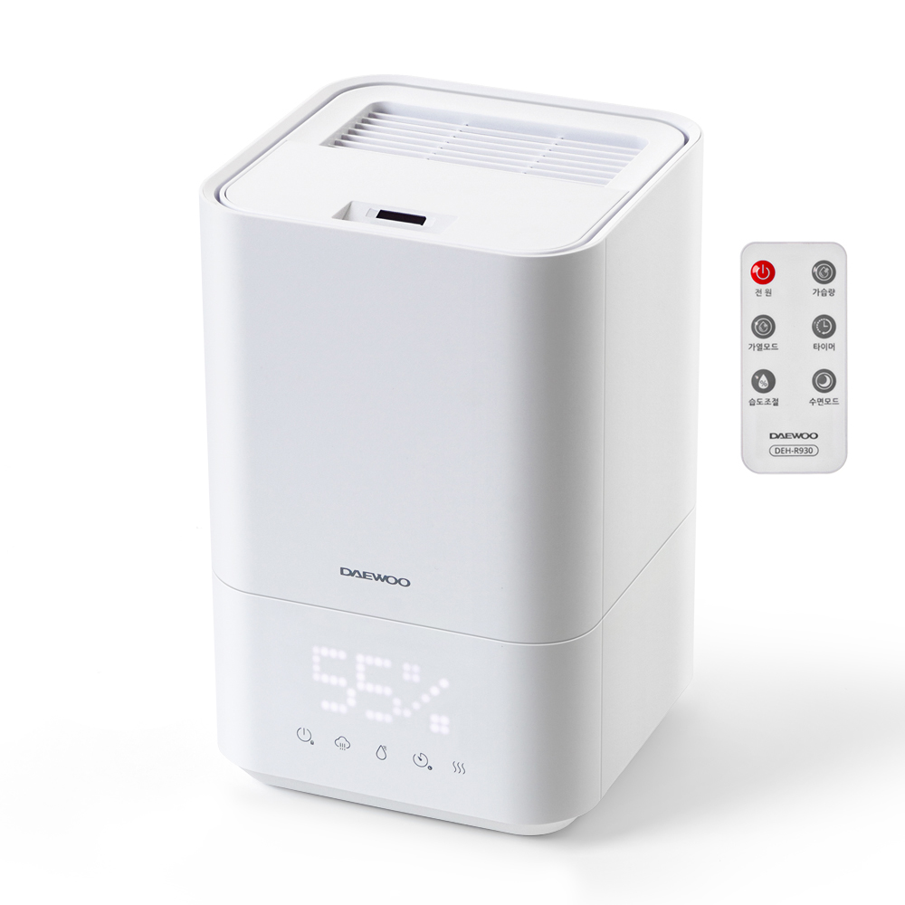대우 고온살균 간편세척 복합식 가습기 5L, 화이트, DEH-R930(5L) 99,900원