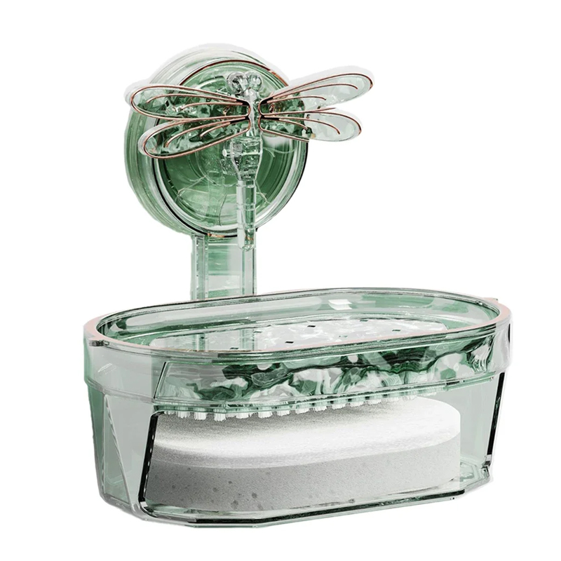 트랜드락 다기능 무타공 잠자리 비누받침대, 1개, 그린 4,900원