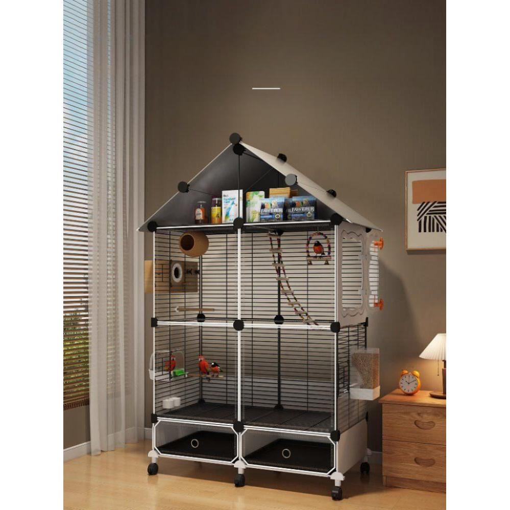 OBLY 앵무새 새장 이동식대형새장 횟대 날림장 앵무새장 모이통 용품 176,800원