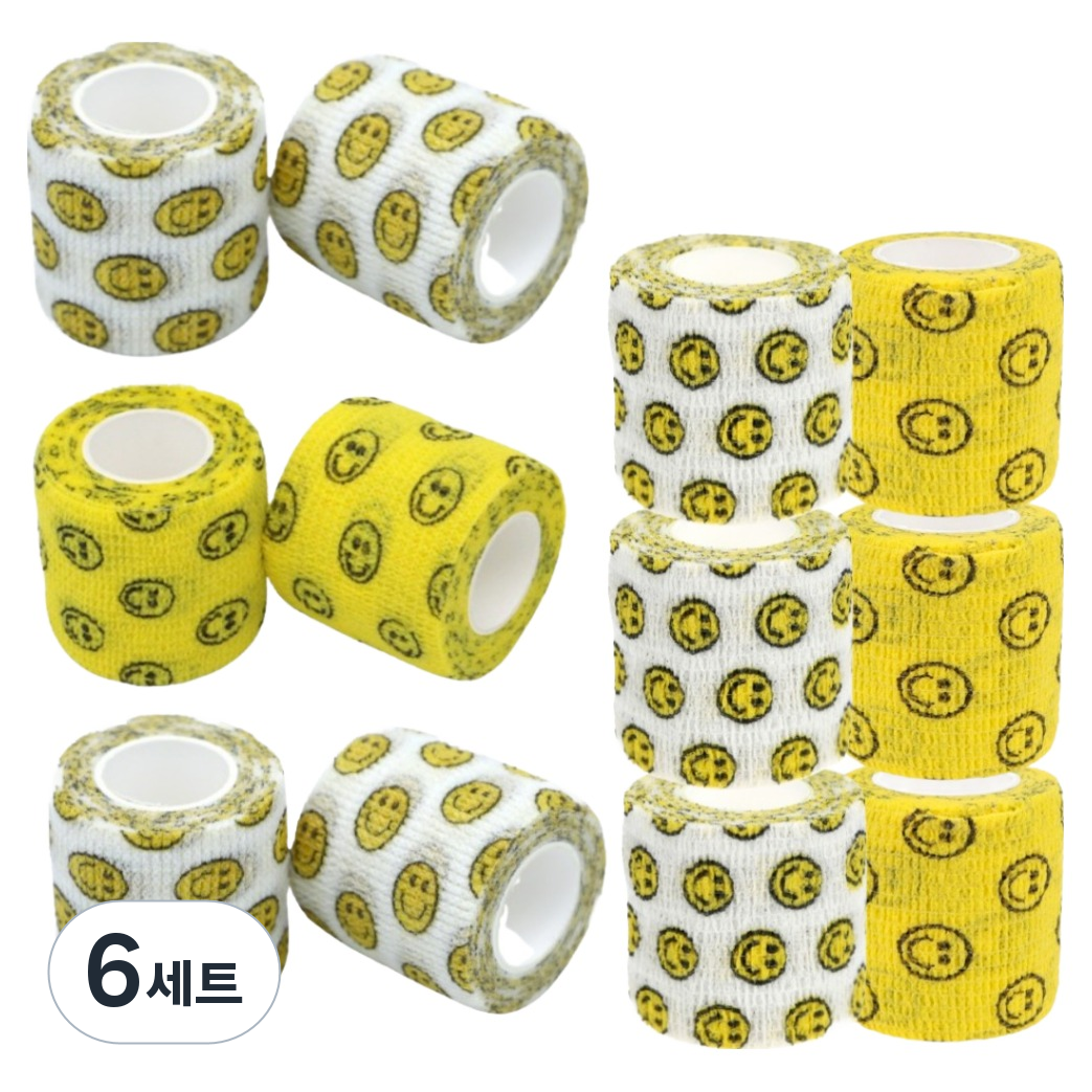 오로리팡 스마일 탄력밴드 2종 x 6p 세트, 6세트 90,600원