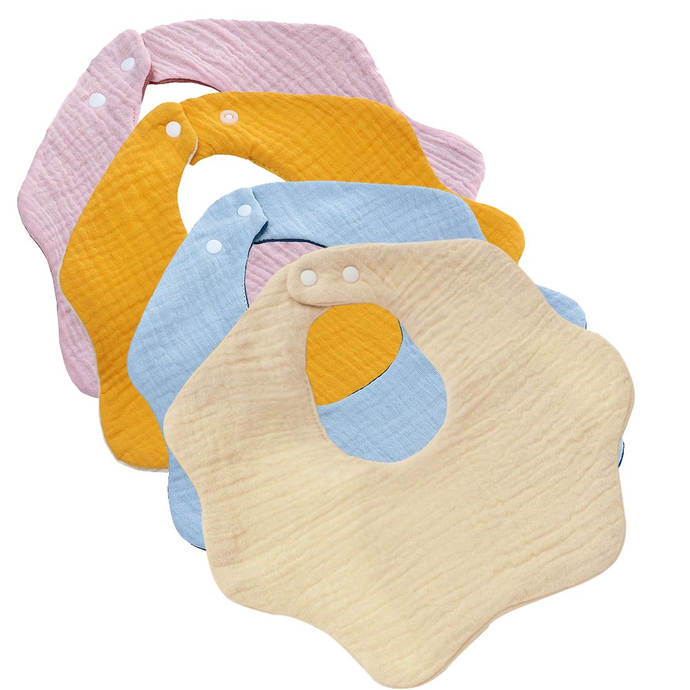 미라클 베이비 6중 요루거즈 턱받이 4종 세트 12,900원