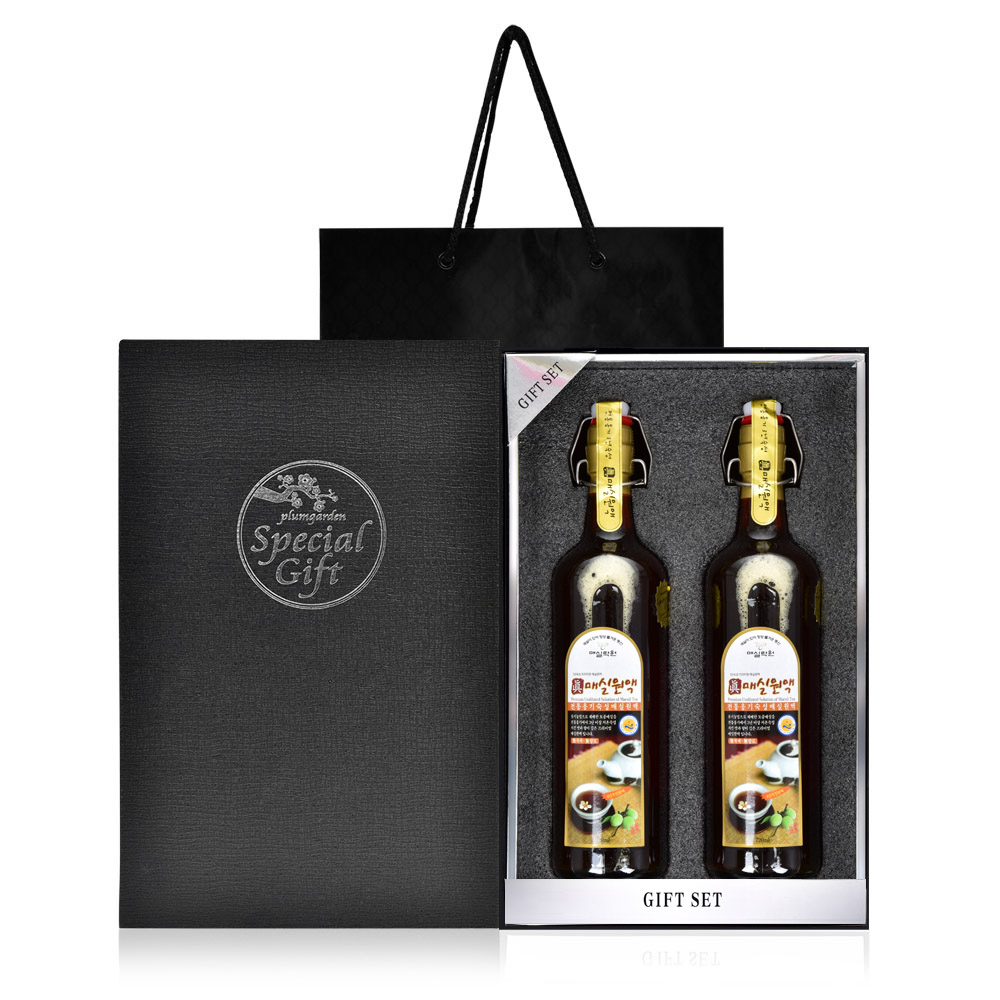 매실락원 전통옹기 3년숙성 진매실원액 스페셜 선물세트, 2개, 720ml 45,000원