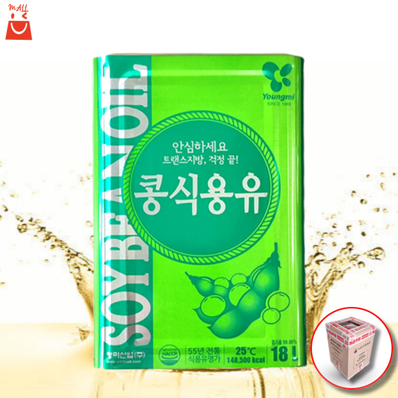 영미 콩식용유 18리터 대용량 대두유 업소용 콩기름, 1개, 18L 53,700원