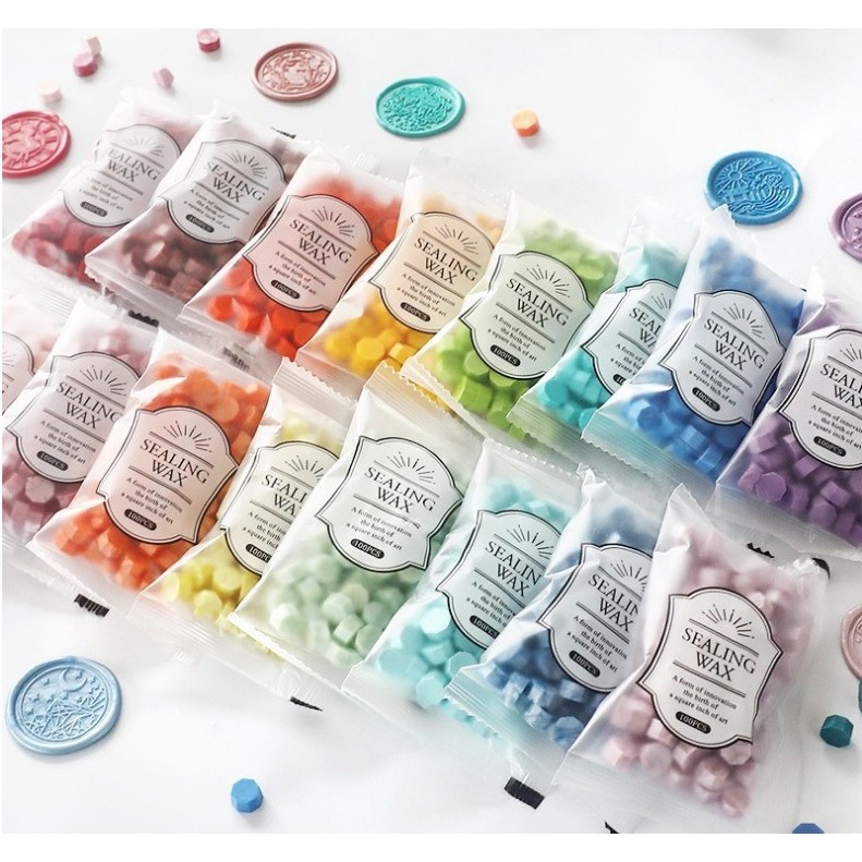 100알 비즈 실링왁스 비즈 왁스씰 씰링왁스 다꾸 인장 와인레드, 1개, 34.그레이 1,300원