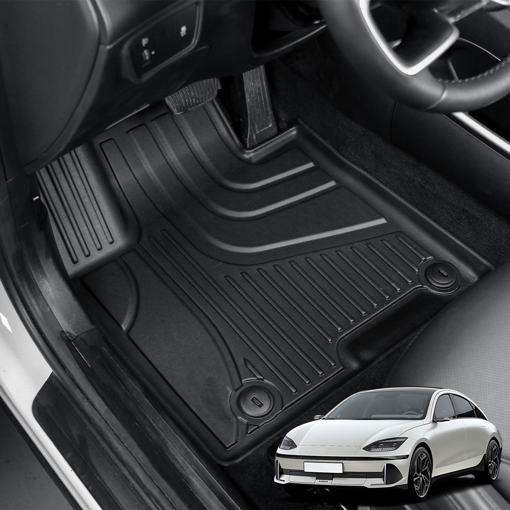 유투카 호환 아이오닉 6 전용 3D 맞춤형 TPE 바닥매트 차량용 풀커버 카매트 보조라이너 그레이 블랙 2종색상 차량 기스방기 방수기능 매트 108,000원