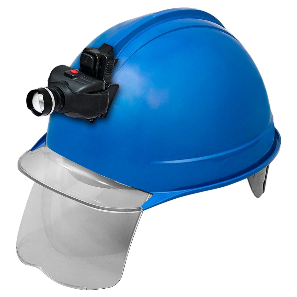 동명 고급형 보안경 투명창안전모 헤드랜턴포함 KH005 블루 39,340원